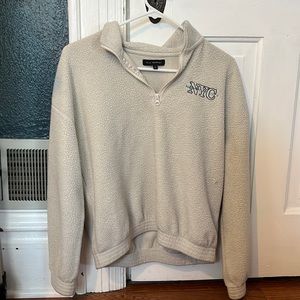 Size small PACsun NYC 1/4 zip crew neck
